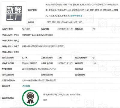 十年磨一劍未成，商標申請之痛 蒙牛的十六年商標路